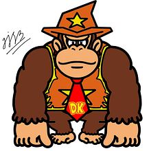 Donkey Kong Horror Land Outfit . Design, Traditional illustration, Digital Illustration, Artistic Drawing, and Digital Drawing project by Liz Michelle Prim Dávila - 06.30.2021