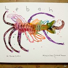My project in Artist's Notebook: Explore Illustration Techniques course. Design, Traditional illustration, Fine Arts, Painting, Creativit, Creating with Kids, and Sketchbook project by Khairulsani Ismail - 07.01.2021