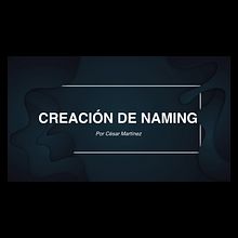 Mi Proyecto del curso: Naming: el arte de la creación de nombres. Advertising, Br, ing, Identit, Creative Consulting, Naming, Creativit, Cop, and writing project by Cesar Martinez - 06.27.2021