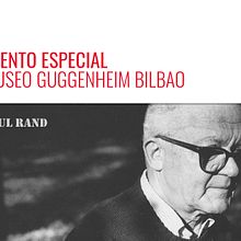 Evento Paul Rand - Museo Guggenheim Bilbao. Graphic Design, and Advertising project by Sergio Vicario - 07.01.2021