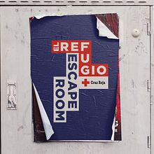 Diseño de gráfica para "El refugio Escape room" de Cruz Roja con motivo del Día Mundial de las personas refugiadas. Graphic Design project by Hoy es el día - 07.01.2021