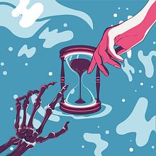 Corre Tiempo. Design, Traditional illustration, Vector Illustration, Digital Illustration, Digital Design, and Digital Drawing project by Federman Lowis - 07.01.2021