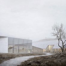 Stevns Klint Visitor Centre. ArchVIZ, Architecture, Architectural Illustration, 3D, Photograph, Post-production, and 3D Modeling project by Sonny Holmberg - 03.22.2019