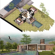 Mi Proyecto del curso: Ilustración digital de proyectos arquitectónicos. Architecture, L, scape Architecture, Digital Illustration, Digital Architecture, and Architectural Illustration project by María Sánchez - 07.01.2021