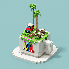 Salento en Voxel Art. Un progetto di Illustrazione tradizionale, Modellazione 3D e Progettazione 3D di William Santacruz - 02.07.2021