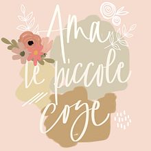 Ama le piccole cose Ein Projekt aus dem Bereich Kalligrafie, Lettering und Digitales Lettering von Chiara Bacchini - 02.07.2021