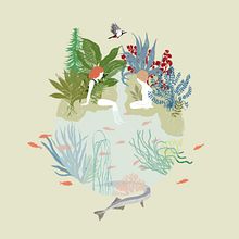 Davines. Traditional illustration, and Graphic Design project by Elisa Talentino - 07.02.2021