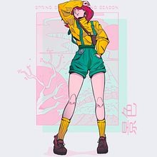 Thomas Rohlfs Character Design Final Project. Projekt z dziedziny Trad, c, jna ilustracja, Projektowanie postaci, Komiks, Kreat, wność,  R, sunek, R, sunek c, frow i Manga użytkownika Yue Ling Tan - 30.06.2021
