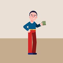 My project in Animation and Design of Characters in After Effects course. Motion Graphics, Animation, Character Design, Character Animation, and 2D Animation project by EL BOUNI OTHMAN - 07.03.2021