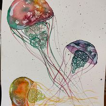 Meu projeto do curso: Técnicas modernas de aquarela. Ilustração tradicional, Artes plásticas, Pintura, e Pintura em aquarela projeto de Cassia Fernanda Yano - 12.09.2021