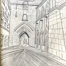 Dibujar mi ciudad de BURDEOS . Arsitektur & Ilustrasi tradisional proyek oleh elodie_hanna - 07.03.2021