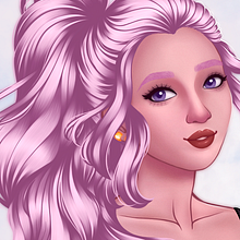 My project in Female Character Portraits in Procreate course. Projekt z dziedziny Trad, c, jna ilustracja, Ilustracja c, frowa, R, sunek c i frow użytkownika Linh Nguyen - 02.07.2021