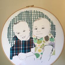 My project in Creation of Embroidered Portraits course. Embroider project by Andrea - 06.11.2021