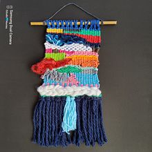 La alegría y energía de los colores. Un proyecto de Diseño de complementos, Decoración de interiores y Tejido de Mariana Laura MONTES - 03.07.2021