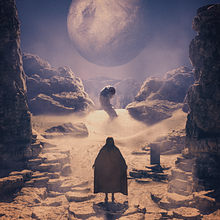 Arrakis. Un proyecto de 3D, Ilustración digital y Diseño 3D de Oscar Peña Gonzalez - 04.07.2021
