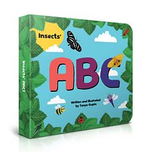 Insect's ABC Children's book! . Editorial Design, Vector Illustration, Digital Illustration, Children's Illustration, and Narrative project by Tanya Gupta - 07.05.2021