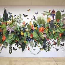 BASA Studio Commission - Wall Mural at Riem Arcaden.  project by Clare Celeste Börsch - 03.01.2019