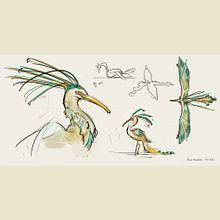 Shimmering Heron . % anna_ramseier tarafından hazırlanan Konsept Sanatı, Dijital İllüstras, Ve on projesi - 12.01.2020