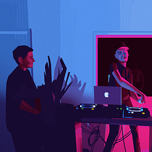About last night - Digital painting. Traditional illustration, Painting, and Digital Illustration project by Julien Schleiffer - 07.05.2021