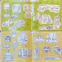My project in Illustrated Life Journal: snippets of my week. Fine Arts, Sketching, Creativit, Drawing, and Sketchbook project by phili_1707 - 07.05.2021