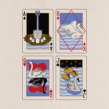 Deck of Swans. Traditional illustration project by Kaylie Maines - 07.06.2021