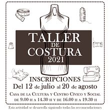 Cartel del taller de costura. Un progetto di Design, Illustrazione tradizionale, Pubblicità, Eventi e Graphic design di Carlos Delgado López - 06.07.2021