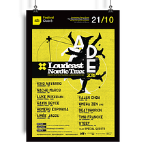 Poster ADE 2016. Graphic Design, and Music project by Daniel Lores - 09.03.2016