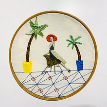 Meu projeto do curso: Bordado em fotografias sobre tela. Un proyecto de Fotografía, Collage, Papercraft, Estampación, Bordado y DIY de Fernanda Romero - 06.07.2021