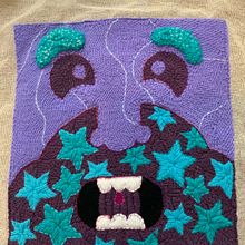 Mi Proyecto del curso: Bordado XL con aguja mágica. Embroider, and Decoration project by Viridiana Martinez - 07.06.2021
