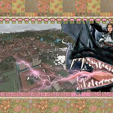 Terra Nova | New Earth Minecraft Project and Postcards. Design de jogos, Ilustração digital, Stor, telling, e Concept Art projeto de Eliane Bettocchi - 06.07.2021