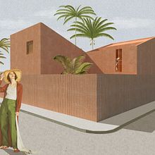 @garac.studio /  Mi Proyecto del curso: Representación gráfica de proyectos arquitectónicos. Un progetto di Architettura, Graphic design, Architettura d'interni, Interior design, Paesaggismo, Collage, Architettura digitale e Illustrazione architettonica di Silvia Garcia Acosta - 06.07.2021