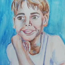 Mi Proyecto del curso: Retrato artístico en acuarela. Un projet de Beaux Arts, Peinture, Aquarelle , et Dessin de portrait de paula_montilla_gomez - 06.07.2021