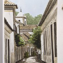 My project in Architectural Illustration with Watercolor course. Ilustração tradicional, Esboçado, Desenho, Pintura em aquarela, Ilustração arquitetônica, e Sketchbook projeto de Ila Fox - 06.07.2021