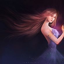 My project in Digital Fantasy Portraits with Photoshop course. Traditional illustration, Drawing, Digital Illustration, Portrait Drawing, Digital Drawing, and Digital Painting project by lumbobart - 07.05.2021