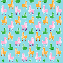 Llamas. Traditional illustration project by Aleksandra Tomaševskaja - 03.26.2021