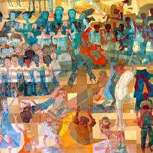 Painéis Guerra e Paz de Portinari na ONU. Film, Video, and TV project by Mariana Nissen - 09.05.2015