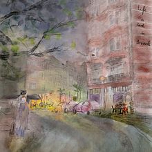 Brussels after lockdown and Rome on a rainy day . Un progetto di Illustrazione tradizionale di Andrea Morass née Maraszto - 07.07.2021
