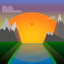 Sunset. Un proyecto de Ilustración tradicional y Diseño de Aleksandra Tomaševskaja - 23.05.2021