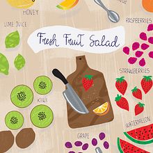 Meu projeto do curso: Receitas ilustradas: desenhe pratos deliciosos. Traditional illustration, Infographics, Vector Illustration, Drawing, Digital Illustration, Artistic Drawing, Digital Painting, Sketchbook, Ink Illustration, and Naturalistic Illustration project by Arlaine Santos Hagen - 07.07.2021