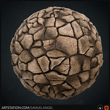 My project in Introduction to Texture Creation with Substance Designer course. 3D, Modelagem 3D, e Videogames projeto de Samuel Palacio - 07.07.2021