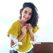 Chaleco Millones. Fiber Arts, Crochet, and Education project by Bel López Olivera - 07.07.2021