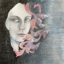 Mi Proyecto del curso: Retrato creativo en claroscuro con lápiz. Un progetto di Illustrazione tradizionale, Disegno a matita, Disegno di ritratti e Disegno artistico di artmisa - 07.07.2021