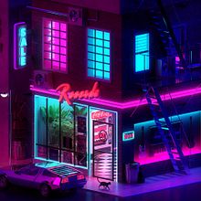C H I L L N E O N. Un proyecto de Diseño, Ilustración tradicional, Publicidad, Motion Graphics, 3D, Animación, Dirección de arte, Diseño gráfico, Post-producción fotográfica		, Animación 3D, Modelado 3D e Ilustración digital de Jeison Barba - 12.07.2021
