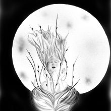 Il mio progetto del corso: Tecniche di disegno tradizionale con Procreate ...... SELENE. Un proyecto de Ilustración tradicional, Ilustración digital, Dibujo de Retrato y Dibujo digital de nicoletta dominelli - 07.07.2021