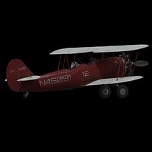 N3N Biplano. Design, 3D, Film, Video, TV, Animation, Automotive Design, Game Design, Photograph, Post-production, VFX, Infographics, 3D Animation, 3D Modeling, Concept Art, Video Games, and 3D Design project by Jorge Cerrada Sánchez - 07.07.2021