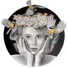 Golden abstraction: Proyecto retrato contemporáneo en grafito. Un proyecto de Ilustración tradicional y Bellas Artes de Coral Felgado - 08.06.2021