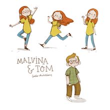 Malvina Moorwood. Traditional illustration, Children's Illustration, Lettering, H, and Lettering project by Julia Christians - 01.08.2021