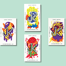 Jackkrit's Name Card. Un proyecto de Ilustración tradicional, Artesanía, Dibujo y Estampación de Jackkrit Anantakul - 08.09.2013