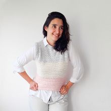Chaleco Mom. Fiber Arts, Crochet, and Education project by Bel López Olivera - 07.08.2021