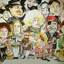 CARICATURAS para ORLAS y GRUPOS. Un proyecto de Ilustración tradicional de LUISA VILLALBA - 08.07.2021